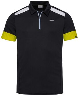 Head Tennis Heren Zwart Poloshirt - maat S