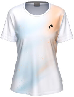 Head Tie-Break II T-shirt Dames-abrikoos - XS