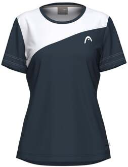 Head Tie-Break T-shirt Dames donkerblauw - XL