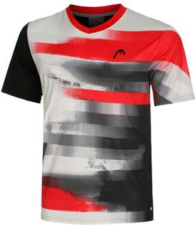 Head Topspin T-shirt Heren rood - XXL