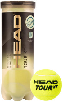 Head Tour xt tennisballen (verpakking van 3) - maat One size Geel