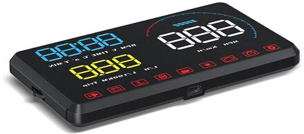 Head Up Display Auto Obdii Euobd Voorruit Projector Hud Shift Herinnering Water Temp Rpm Brandstofverbruik Snelheid Alarm