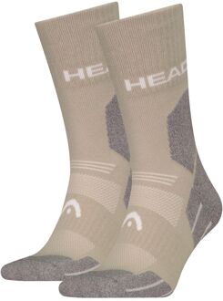 Head Wandelsokken All Climates Hiking Crew 2-pack Taupe-35/38 - 35/38