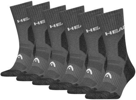 Head Wandelsokken All Climates Hiking Crew 6-pack Grijs-43/46 - 43/46