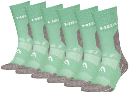 Head Wandelsokken All Climates Hiking Crew 6-pack Licht Groen-35/38 - 35/38