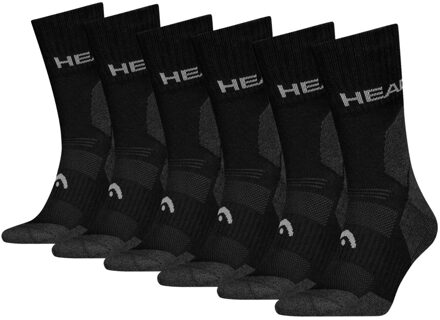 Head Wandelsokken All Climates Hiking Crew 6-pack Zwart-43/46 - 43/46