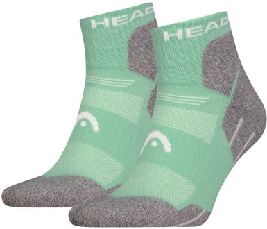 Head Wandelsokken All Climates Hiking Quarter 2-pack Licht Groen-39/42 - 39/42