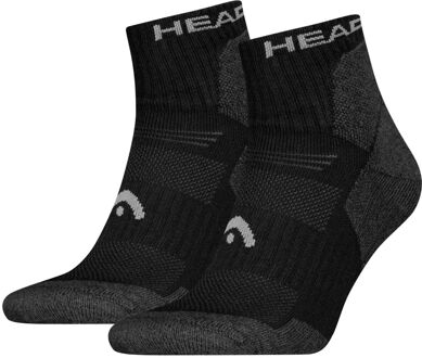 Head Wandelsokken All Climates Hiking Quarter 2-pack Zwart-43/46 - 43/46