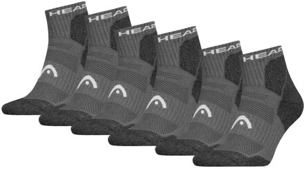 Head Wandelsokken All Climates Hiking Quarter 6-pack Grijs-39/42 - 39/42
