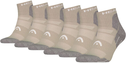 Head Wandelsokken All Climates Hiking Quarter 6-pack Taupe-39/42 - 39/42