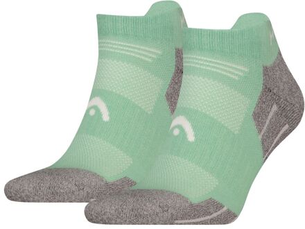 Head Wandelsokken All Climates Hiking Sneaker 2-pack Licht Groen-35/38 - 35/38