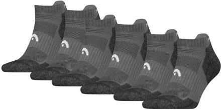 Head Wandelsokken All Climates Hiking Sneaker 6-pack Grijs-35/38 - 35/38