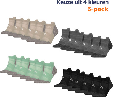 Head Wandelsokken All Climates Hiking Sneaker 6-pack Licht Groen-43/46 - 43/46