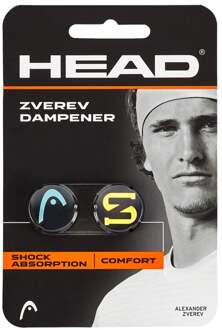 Head Zverev Demper Verpakking 2 Stuks-Blauw,Geel - nosize
