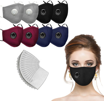 Headband 8PC Máscara mascarar Reusable Dustproofs Mask Dusts Mask Windproof Foggy Haze Pollution Respirator маска maske бандана#
