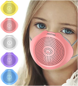 Headband masque Маска Adult's Children's Silicone Mask Solid Color Reusable Ear Hook Size Adjustable + 5 Filte máscara бандана#