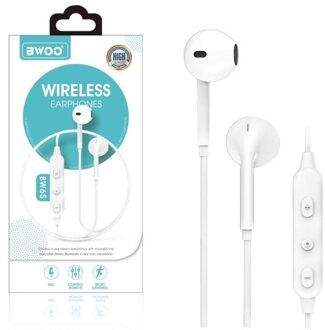 Headset Headset Met Microfoon Bwoo BW-65 Wit