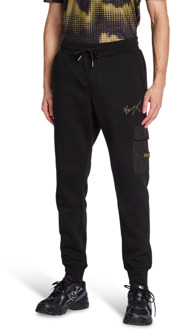 Headshot Broeken Heren - Zwart - Maat L - Katoen Fleece Black