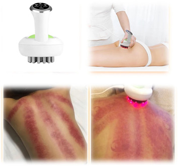 Health Care Body Massage Brush EMS Stimulation Massager Slimming Machine Brush for Cellulite Neck Back Shoulder Belly Meridian