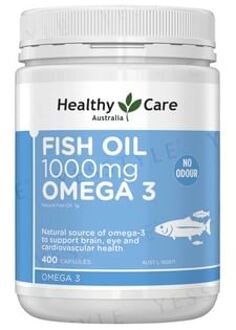 Healthy Care Fish Oil 1000mg Omega 3 400 capsules