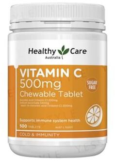 Healthy Care Vitamin C 500mg Chewable Tablet 500 tablets