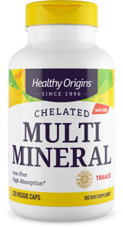 Healthy Origins Chelated Multi Mineral (120 veggie caps) - Healthy Origins