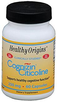 Healthy Origins Cognizin Citicoline 250 mg (60 Veggie Caps ) - Healthy Origins
