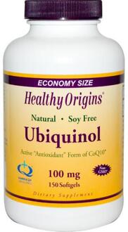 Healthy Origins Ubiquinol 100 mg (150 gelcapsules) - Healthy Origins