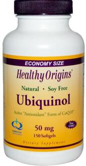 Healthy Origins Ubiquinol 50 mg (150 gelcapsules) - Healthy Origins