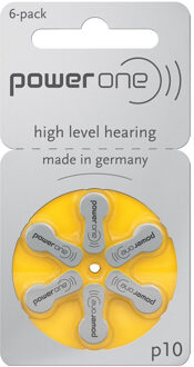 Hearing Aid Zinc-Air P10 blister 6