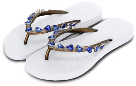 Heart blue wit Veelkleurig - 37-38