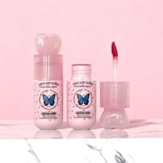 Heart Butterfly Series Lip Glaze - 6 Colors #HR01 Ballet Powder