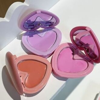 Heart Flower Micro Ripple Cheek Blusher - 3 Colors #02 - 1.5g