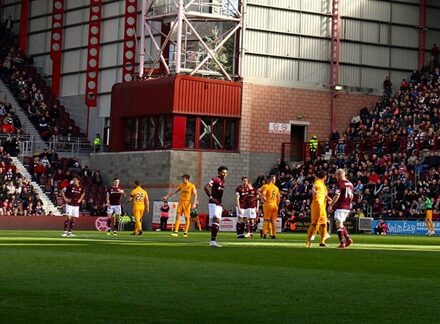 Heart of Midlothian FC vs Celtic (Scottish Premiership) (Vliegtuig)