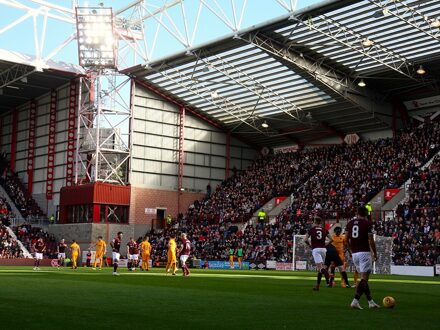 Heart of Midlothian FC vs Falkirk (Scottish Premiership) (Vliegtuig)