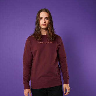 Heart Of The Fool Unisex Sweatshirt - Burgundy - L Wijnrood