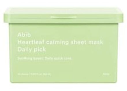 Heartleaf Calming Sheet Mask Daily Pick 30 sheets