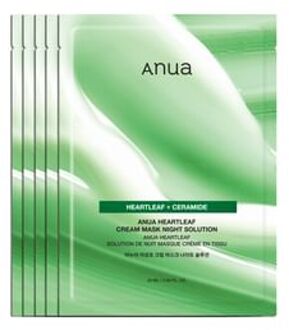 Heartleaf Cream Mask Night Solution Pack Bundle Set - Sheetmasker Set