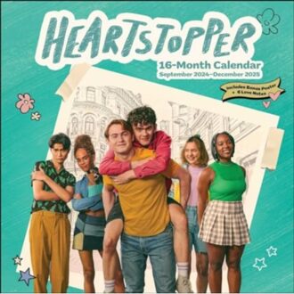 Heartstopper 16-Month 2024-2025 Wall Calendar With Bonus Poster And Love Notes - Netflix