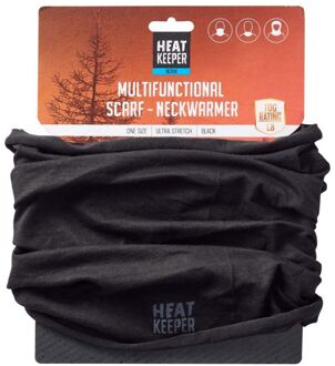 Heat Keeper Nekwarmer Thermo Heren Polyester Zwart One-size