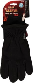 Heat Keeper Thermo heren thinsulatie fleece handschoenen zwart - L/XL