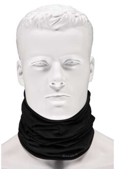 Heat Keeper Zwarte thermo fleece sjaal/shawl voor volwassenen - Multifunctionele morf sjaal