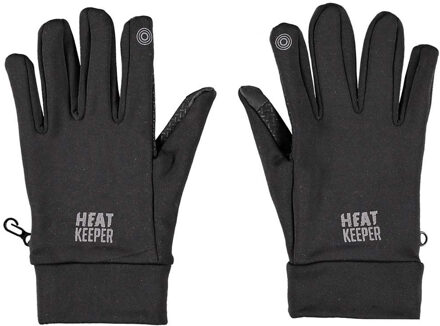 Heat Keeper Zwarte thermo touchscreen handschoenen voor heren - Warme handschoenen voor volwassenen XXL