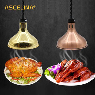 Heat Lamp 250W Electric heat lamp food heat preservation Pendant Light adjustable kitchen fixtures Restaurant hanging lights
