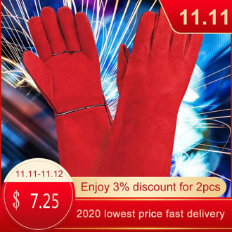 Heat Resistant Gloves High Temperature Protection Melting Long Lined Welding Gloves Fire Workplace Safety for Hot-work Tasks
