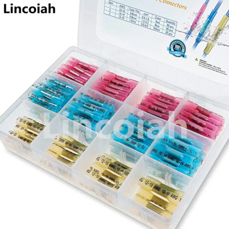 Heat Shrink Butt Connectors Insulated Waterproof Terminals Wire Connector Electrical Kit Marine Automotive Crimp Terminal Splice