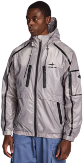 Heat Tech Jacket Jassen Heren - Grijs - Maat S - Poly Woven Grey