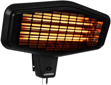 Heater Amiata 2200W - Quartz element - 3 warmteniveaus - Voor muur montage