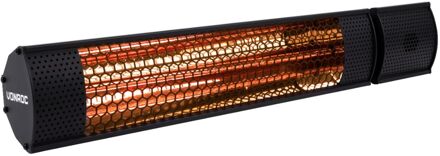 Heater Marsili 2000W - Met afstandsbediening - Zwart