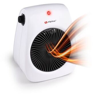 Heater Ventilatorkachel - Elektrisch max 2000W - Verwarmen en Verkoelen - tot 20m2 Wit